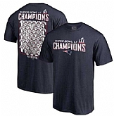 Men's New England Patriots Pro Line by Fanatics Branded Super Bowl LI Champions Roster T-Shirt - Navy FengYun,baseball caps,new era cap wholesale,wholesale hats